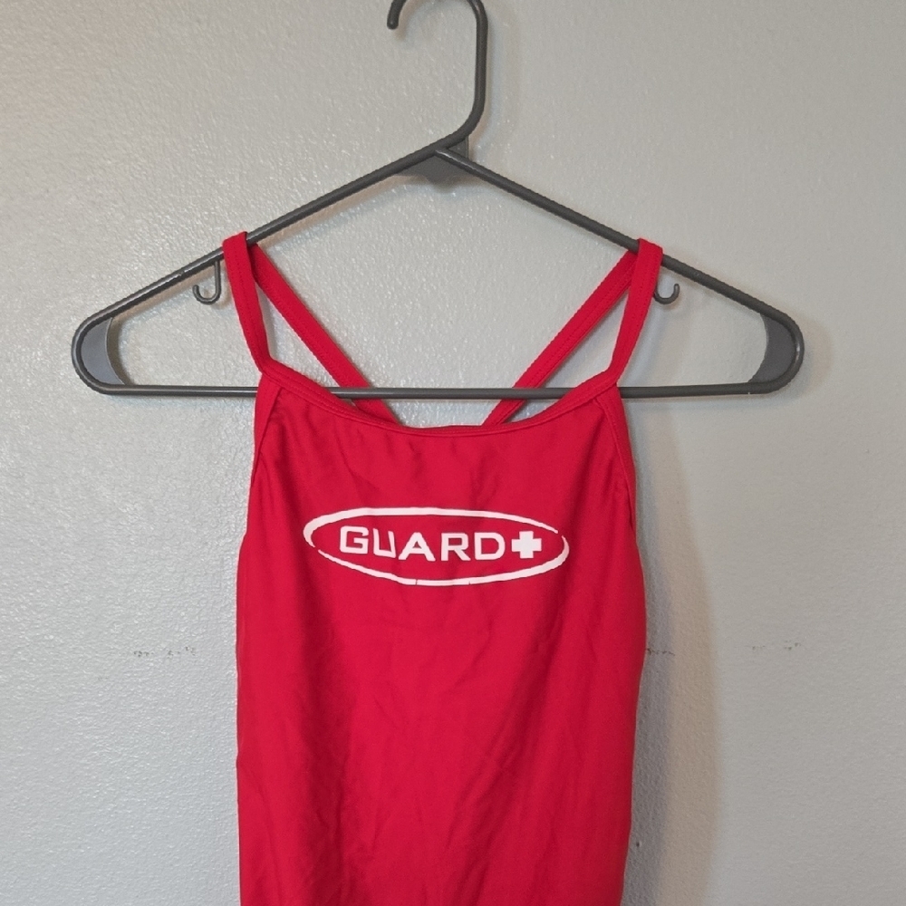 Tyr | Red Butterfly Back Guard One Piece Swimsuit Size 34